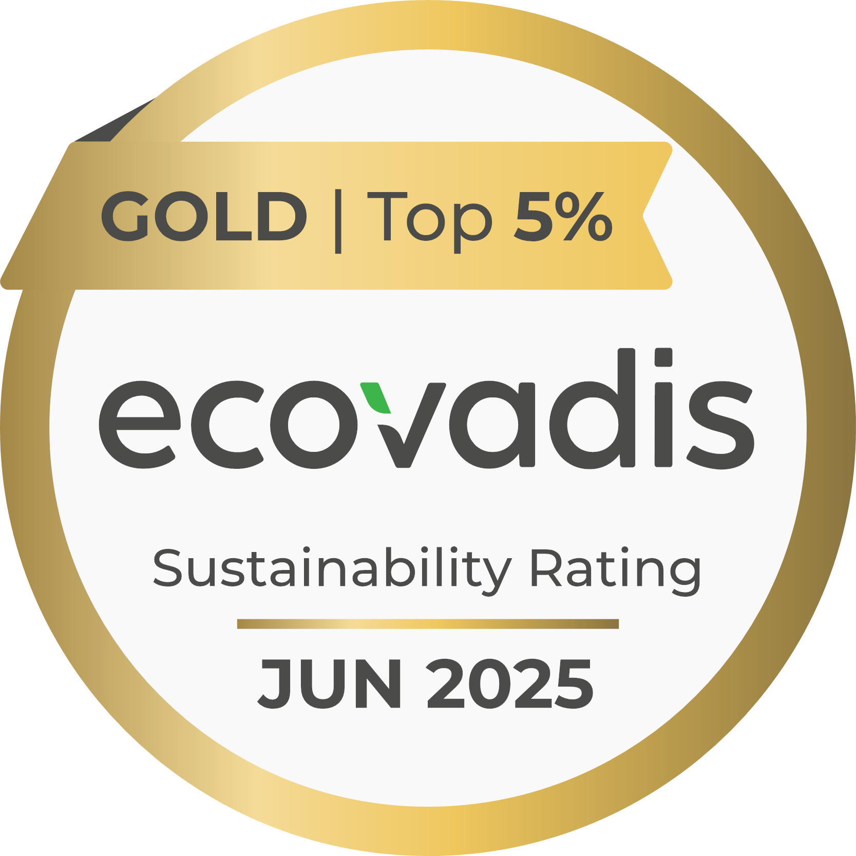 Defi Groupe Ecovadis medaille or RSE 2025